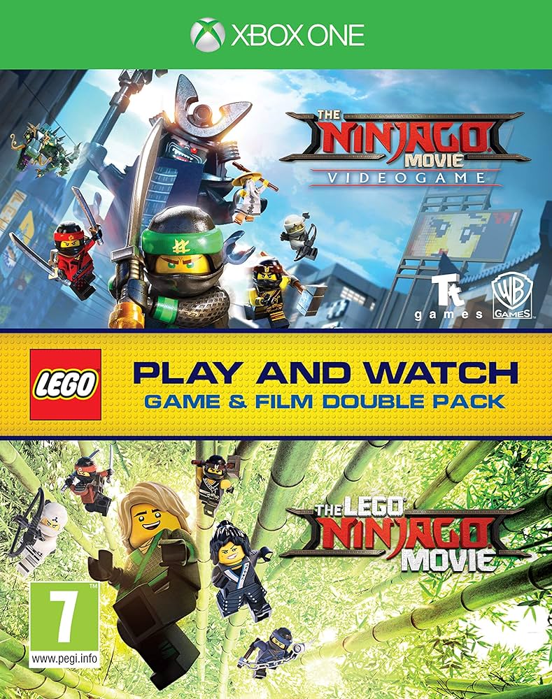 The LEGO Ninjago Movie Videogame Play and Watch Game and Film Double Pack