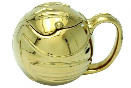 Harry Potter Golden Snitch aranycikesz 3D bögre