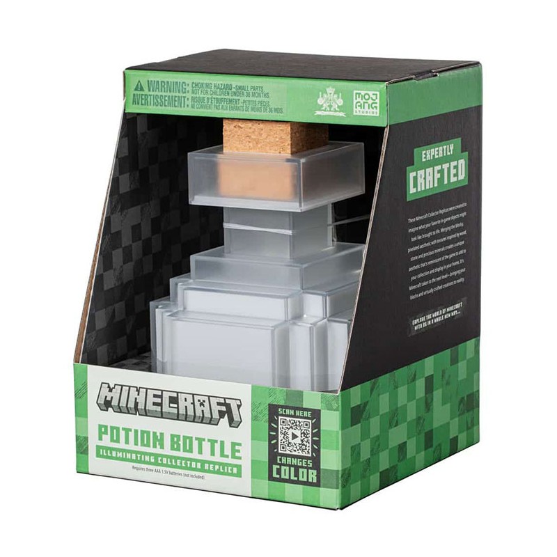 Minecraft Potion Bottle Illuminating Collector Replica