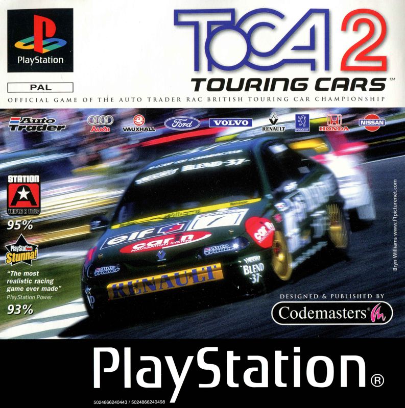 Toca 2 Touring Cars (törött tok, német)