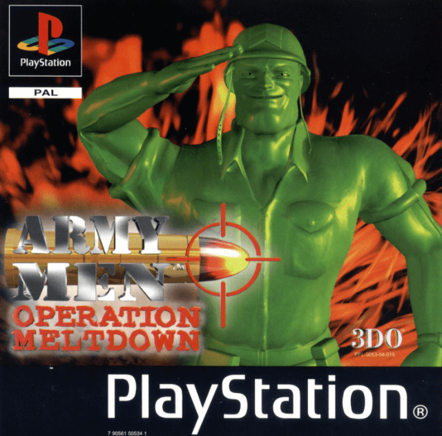 Army Men Operation Metdown (törött tok, néme) - PlayStation 1 Játékok