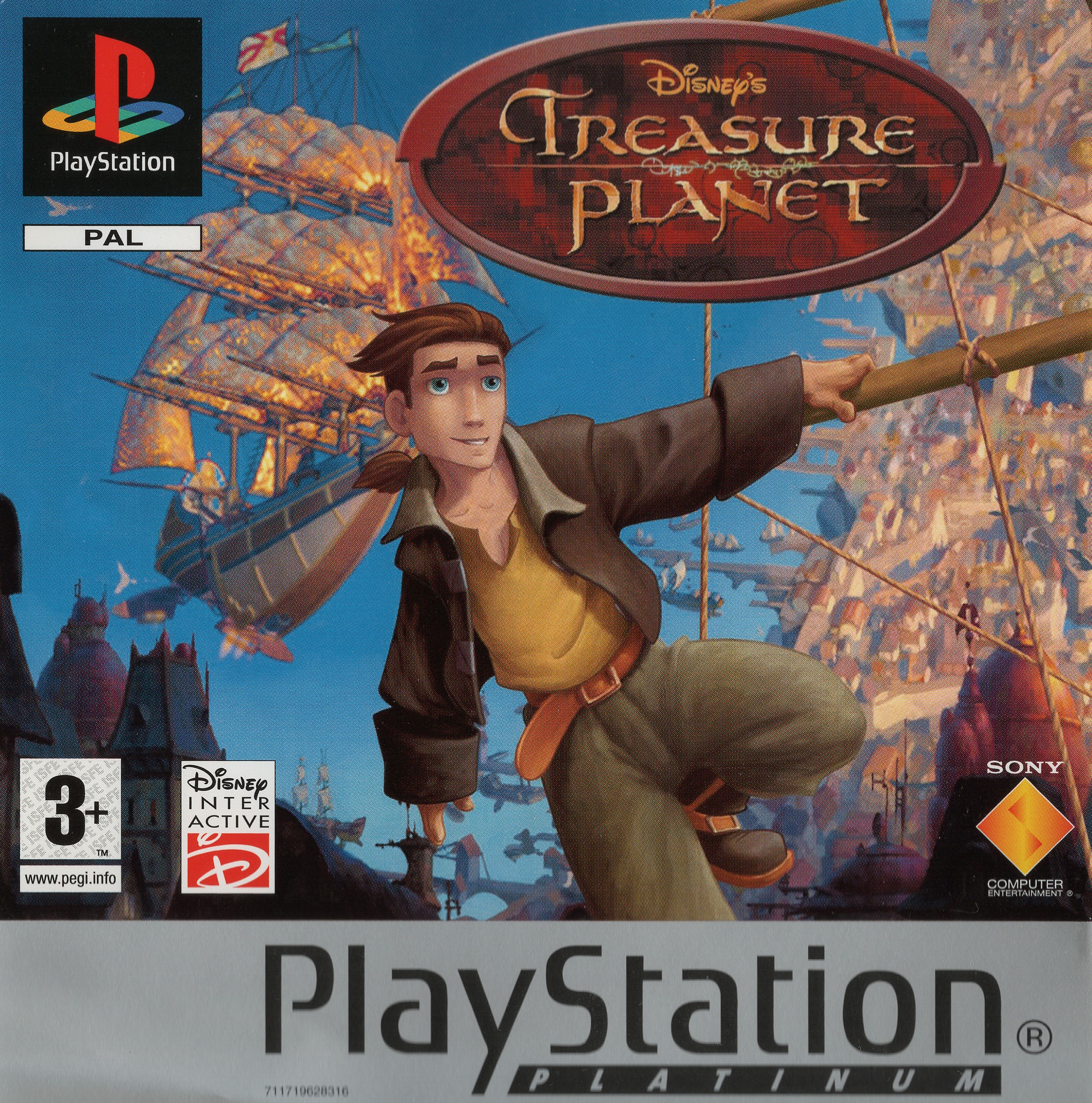 Disneys Treasure Planet (német, Disney Der Schatzplanet) - PlayStation 1 Játékok