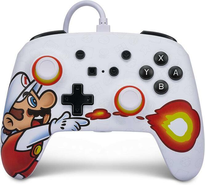 Enhanced Wired Nintendo Switch Fireball Mario (1526549-01)