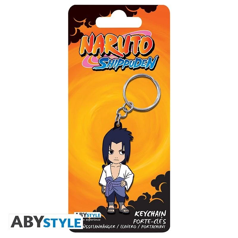 NARUTO SHIPPUDEN Keychain PVC Sasuke - Ajándéktárgyak Kulcstartó