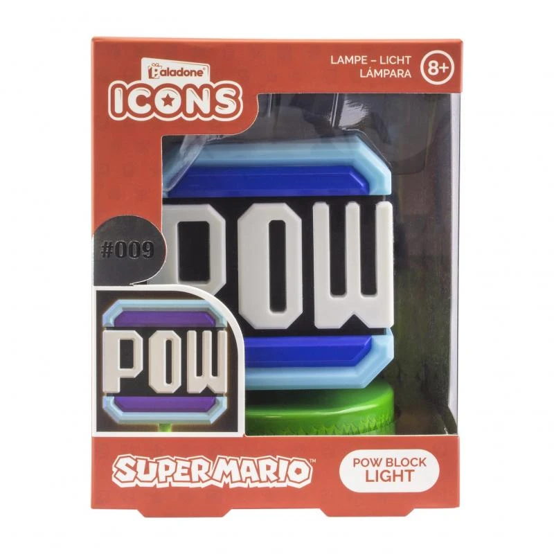 Super Mario Pow Block Icon Light - Ajándéktárgyak Lámpa