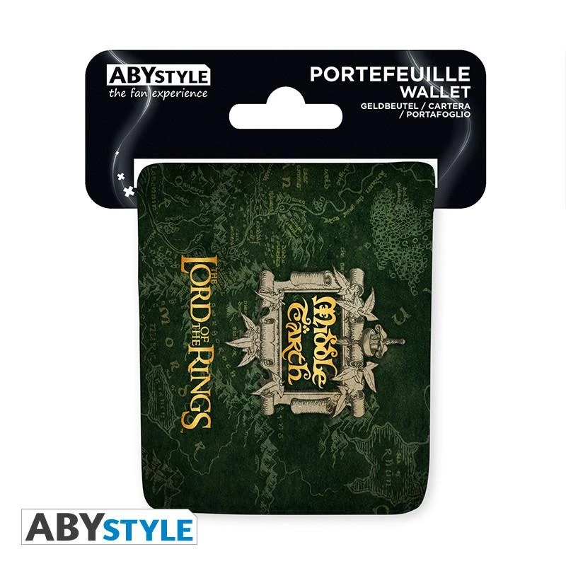 Lord of the Rings wallet vinyl - Middle Earth - Ajándéktárgyak Pénztárca