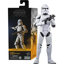 Star Wars the Black Series Phase II Clone Trooper - Ajándéktárgyak Figura