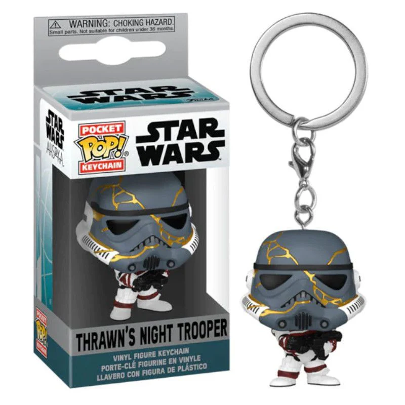 Pocket POP Keychain Star Wars Thrawns Night Trooper - Ajándéktárgyak Kulcstartó