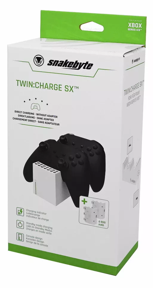 GP Snakebyte XSX Twin Charge SX - fehér SB916359 -  Xbox Series X Kiegészítők